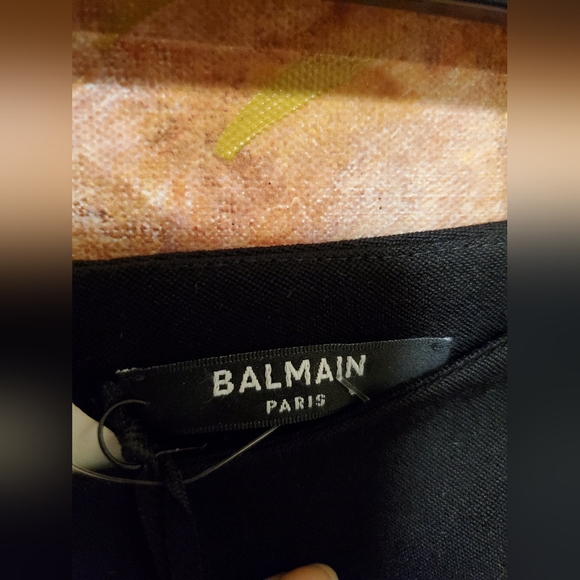 NWT $1095 Balmain curved waist mini skirt - Picture 5 of 7